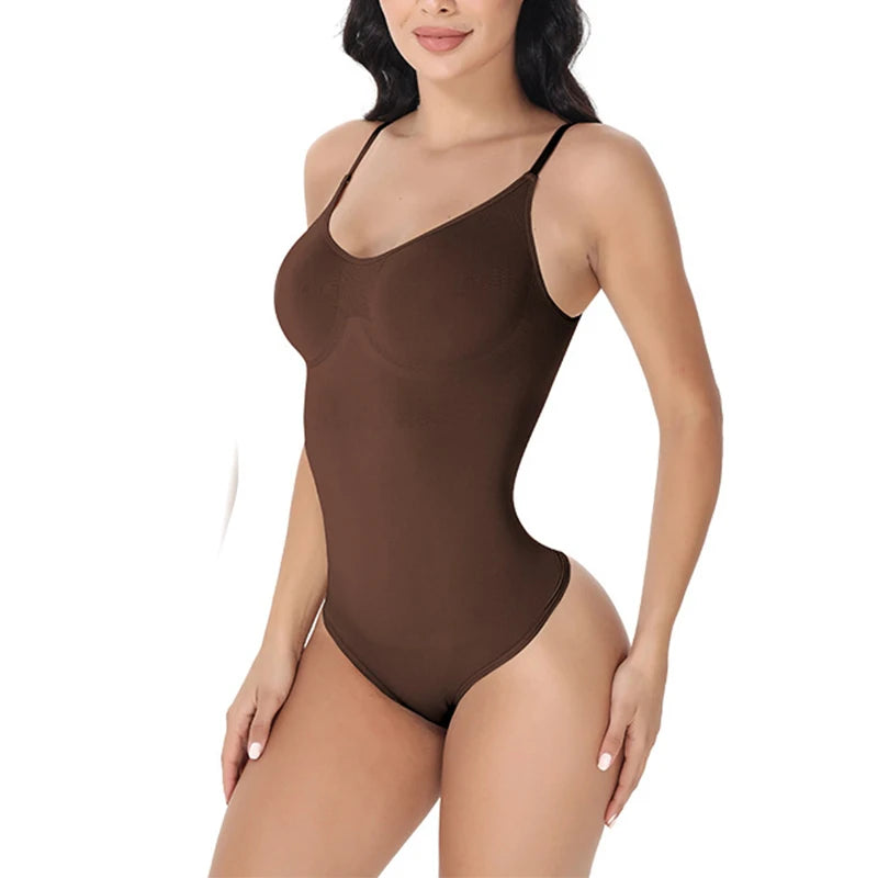 High Quality Elastic Bodysuit for Women Tummy Control Shapewear Seamless Sculpting Thong Body Shaper Slimmer Slimming Tank Top