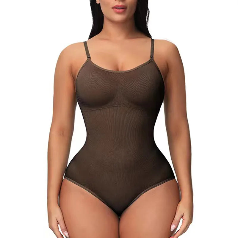 High Quality Elastic Bodysuit for Women Tummy Control Shapewear Seamless Sculpting Thong Body Shaper Slimmer Slimming Tank Top
